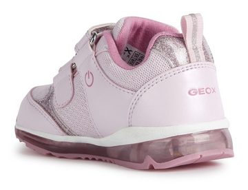 Geox Blinkschuh B TODO GIRL Sneaker mit Blinkfunktion, Freizeitschuh, Halbschuh, Schnürschuh