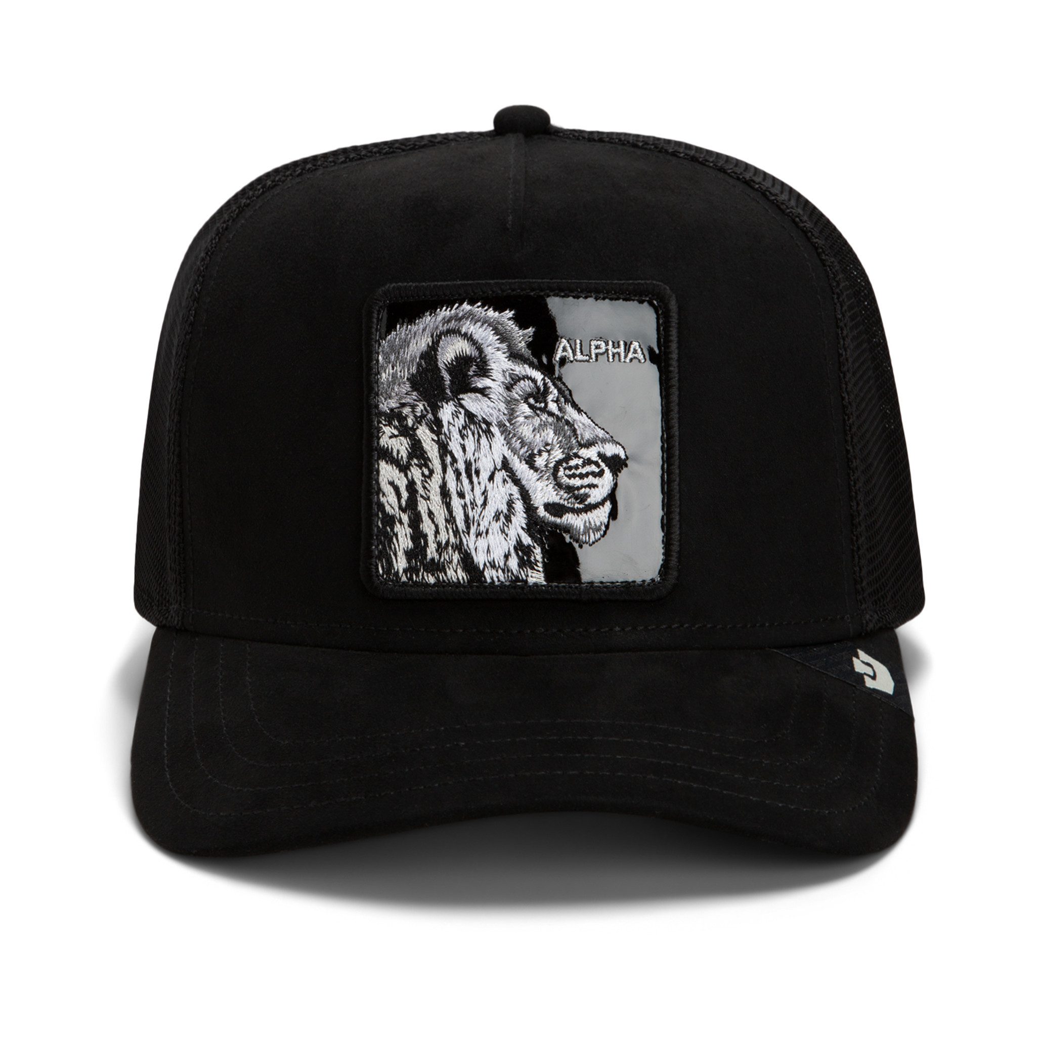 GOORIN Bros. Trucker Cap Goorin Bros. OG Trucker Cap Core Mesh Black Out Lion Void (Basecap, Basecap, Meshcap, Trucker Kappe)