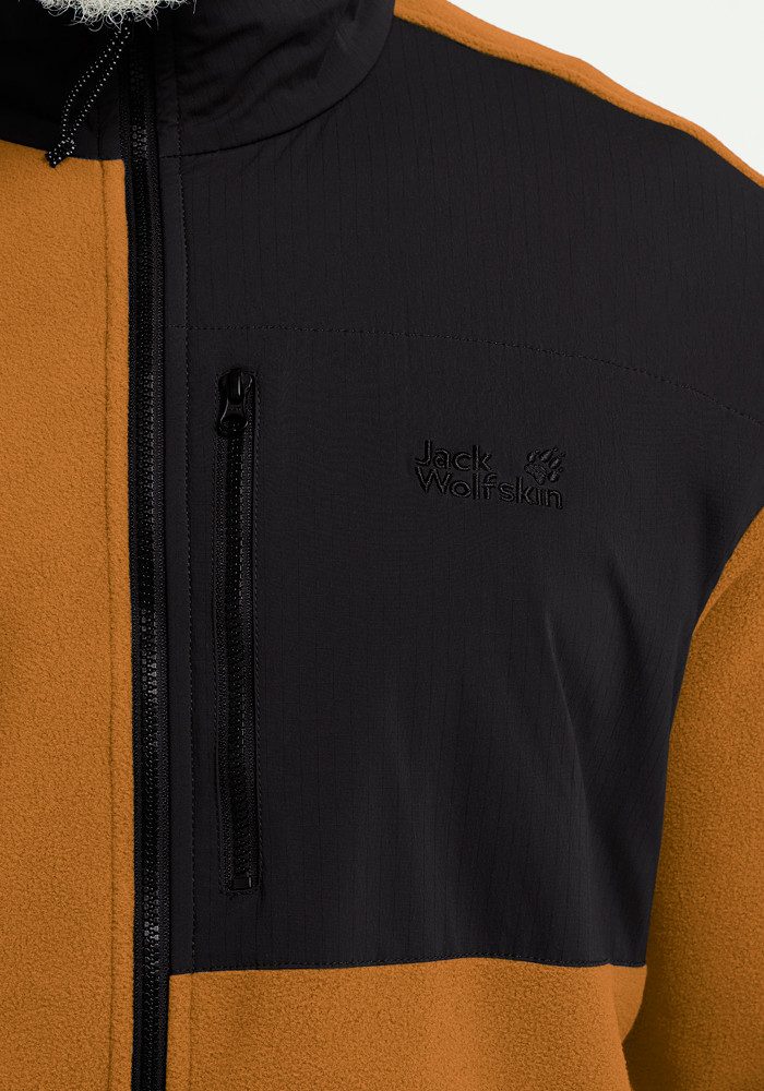 Jack Wolfskin Fleecejacke SUMETRO FZ M mit atmungsaktivem Material, gerader Abschluss, normale Länge