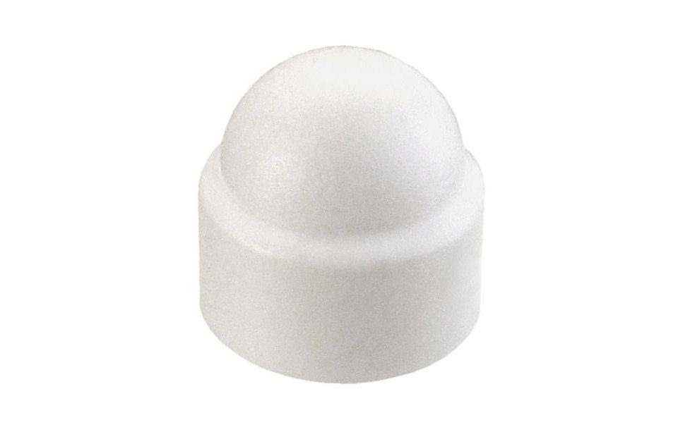 Connex Abdeckkappe Abdeckkappen M12 für Sechskantschrauben rund weiß