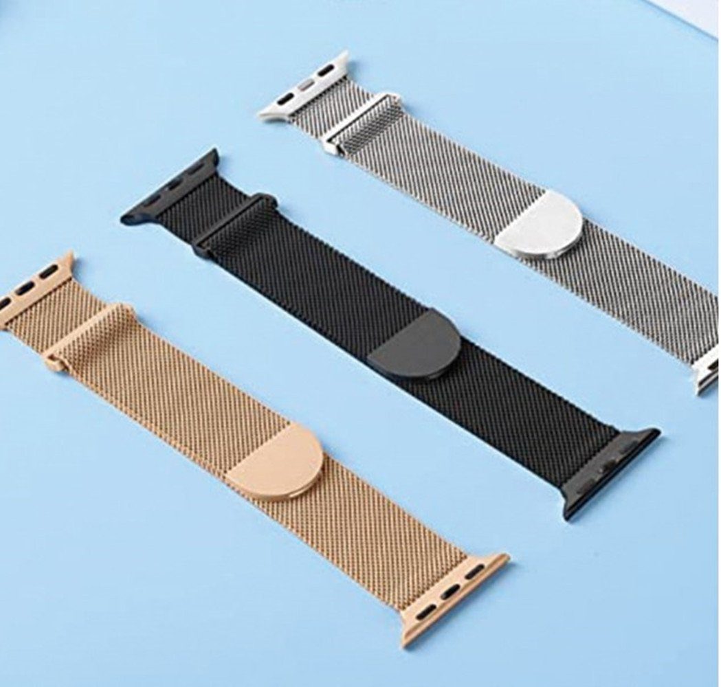 XDeer Uhrenarmband Armband für Apple und Armband iWatch Magnet Metall Watch Series mit Verbesserter für 42/44/45mm, 38/40/41mm 8/7 Ersatzarmband