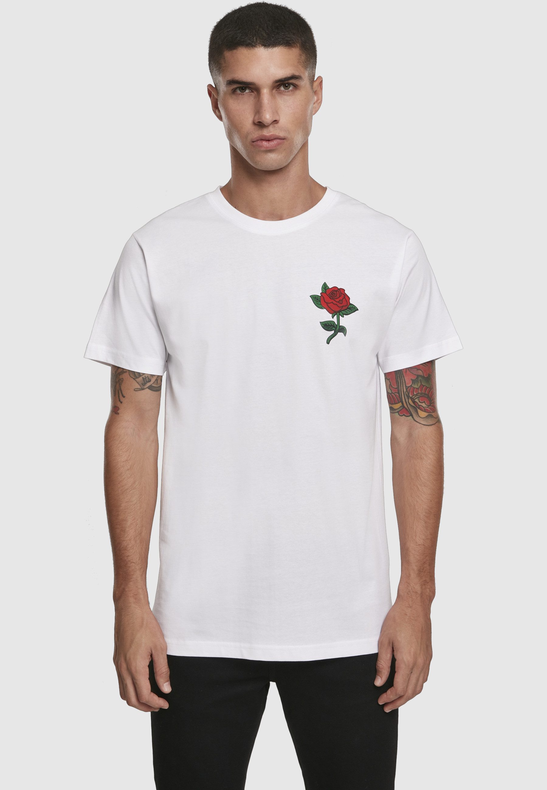MisterTee T-Shirt MisterTee Herren Rose Tee (1-tlg)