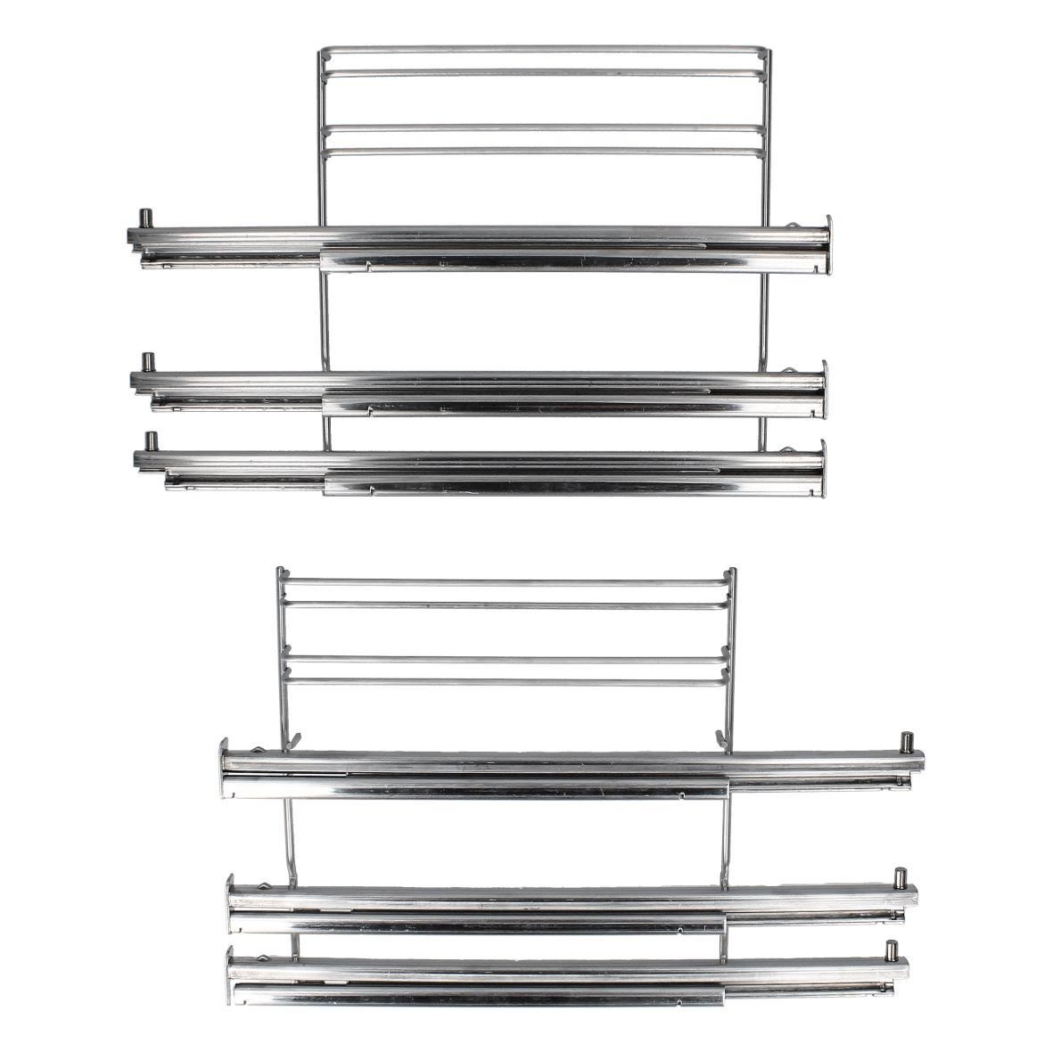 easyPART Montagezubehör Backofen wie BOSCH 17007521 Auszugsschienen Set für 3, Backofen / Herd