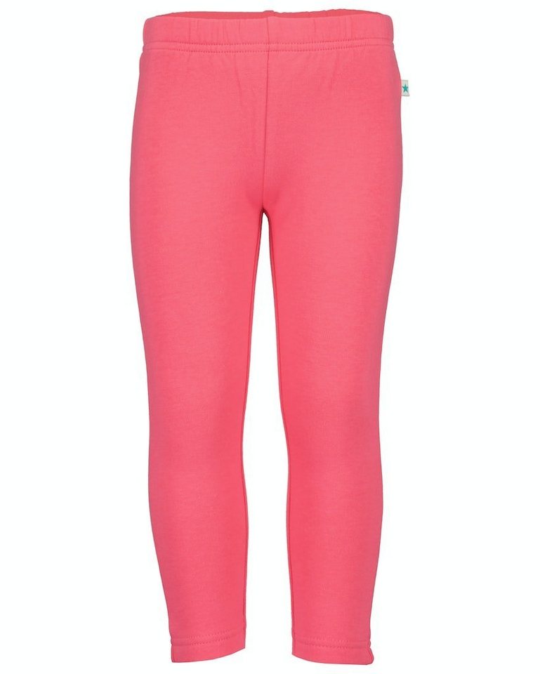 Blue Seven Thermoleggings Blue Seven Mädchen Sweat Leggings angeraut pink  (1-tlg), mit Gummizugbund, innen warm angeraut