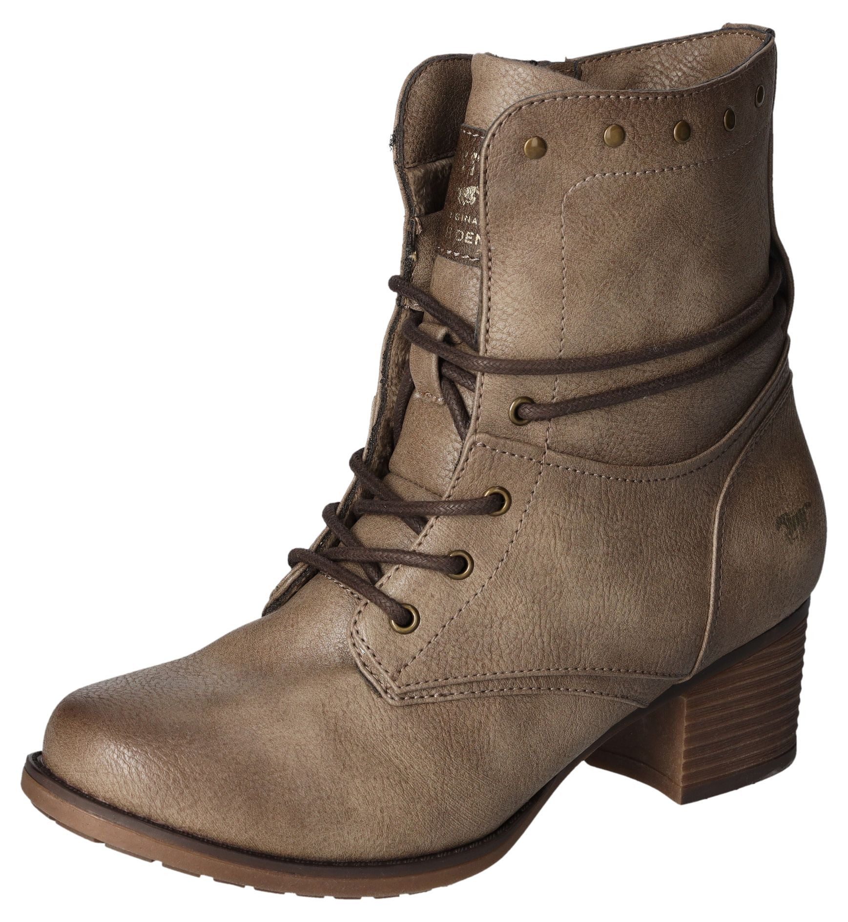 Mustang Shoes Stiefelette Bikerboots, Stiefelette mit günstig online kaufen