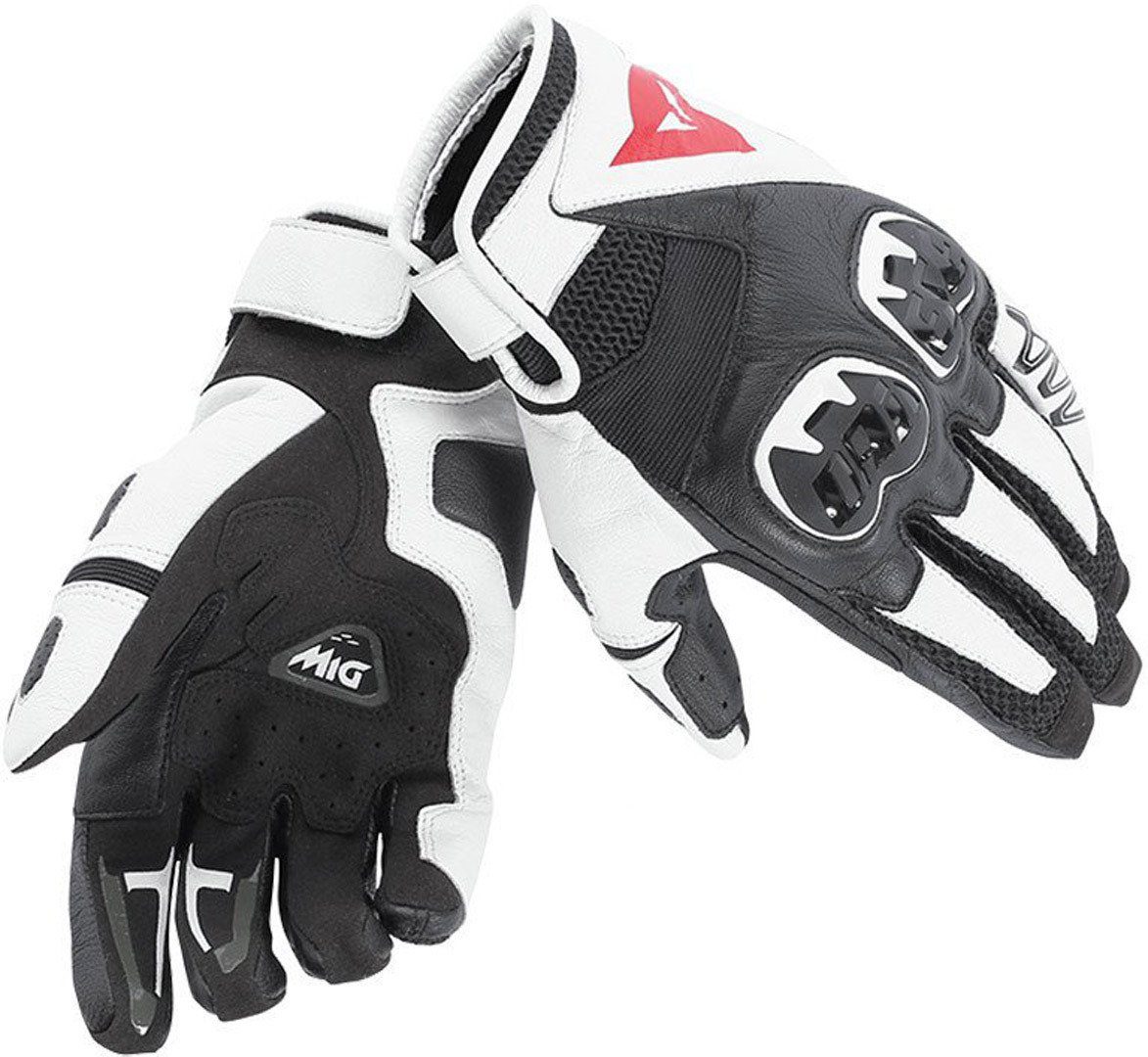 Dainese Black/White Mig Motorradhandschuhe C2 Motorradhandschuhe