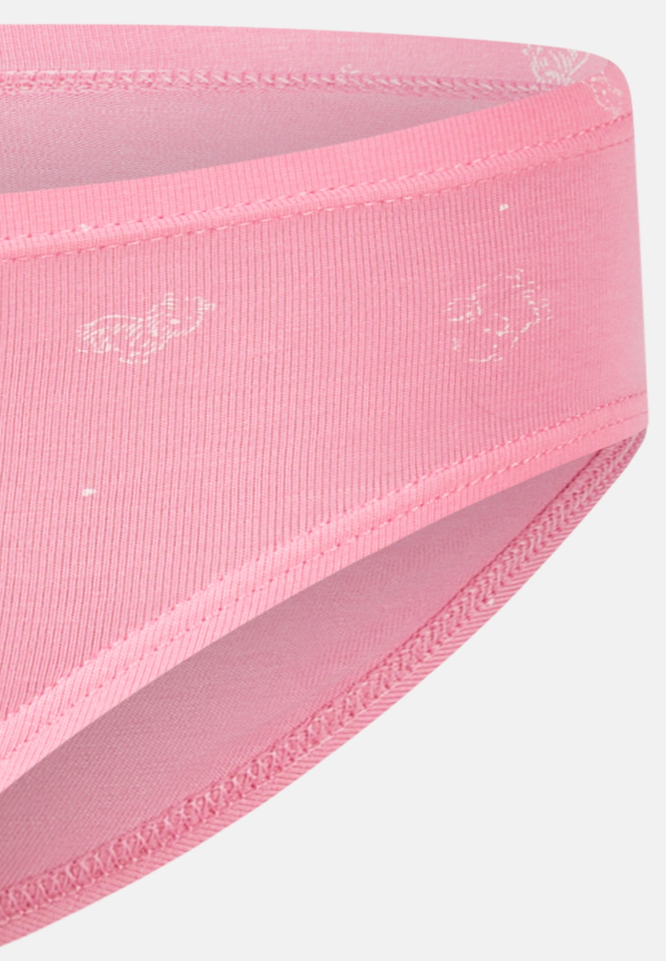 Schiesser Taillenslip 10er Pack Kids Girls 95/5 Organic Cotton (Spar-Set, 10-St) Slip - Baumwolle - Bequemer Softbund für besten Tragekomfort
