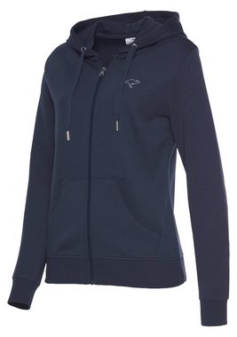 KangaROOS Sweatjacke mit großem Logodruck auf dem Rücken, Loungeanzug