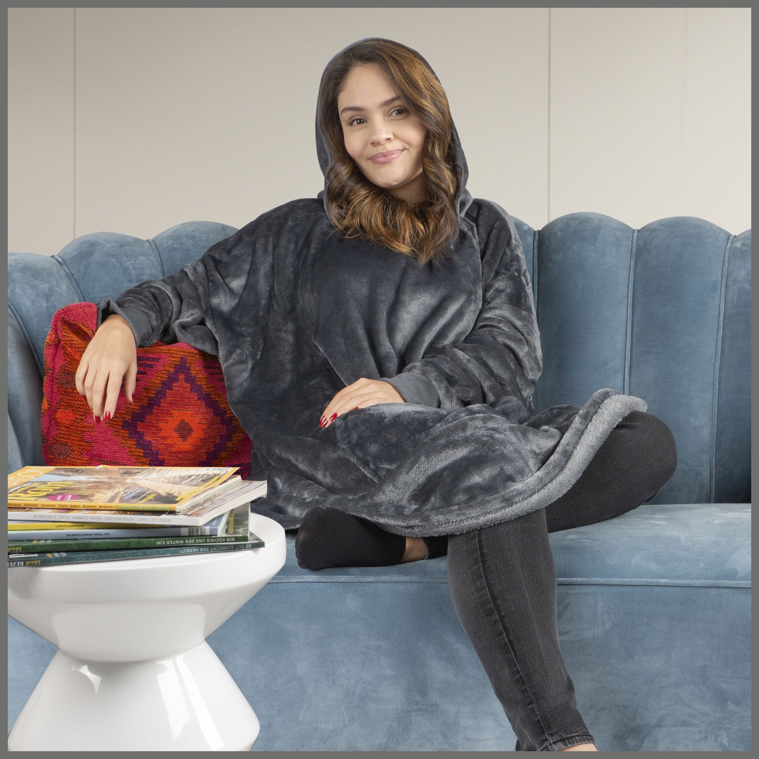 WALSER Reisekissen Snuggle Pulli, 1 Stück, 1-tlg.