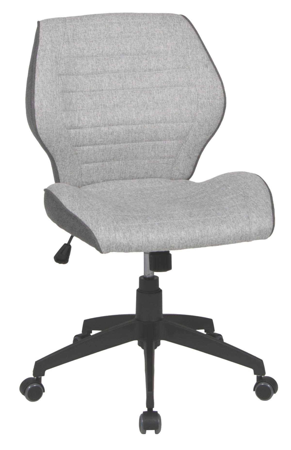 Duo Collection Bürostuhl Madita, Wippmechanik, ergonomisch, hellgrau / dunkelgrau - 61x90x61 (BxHxT)