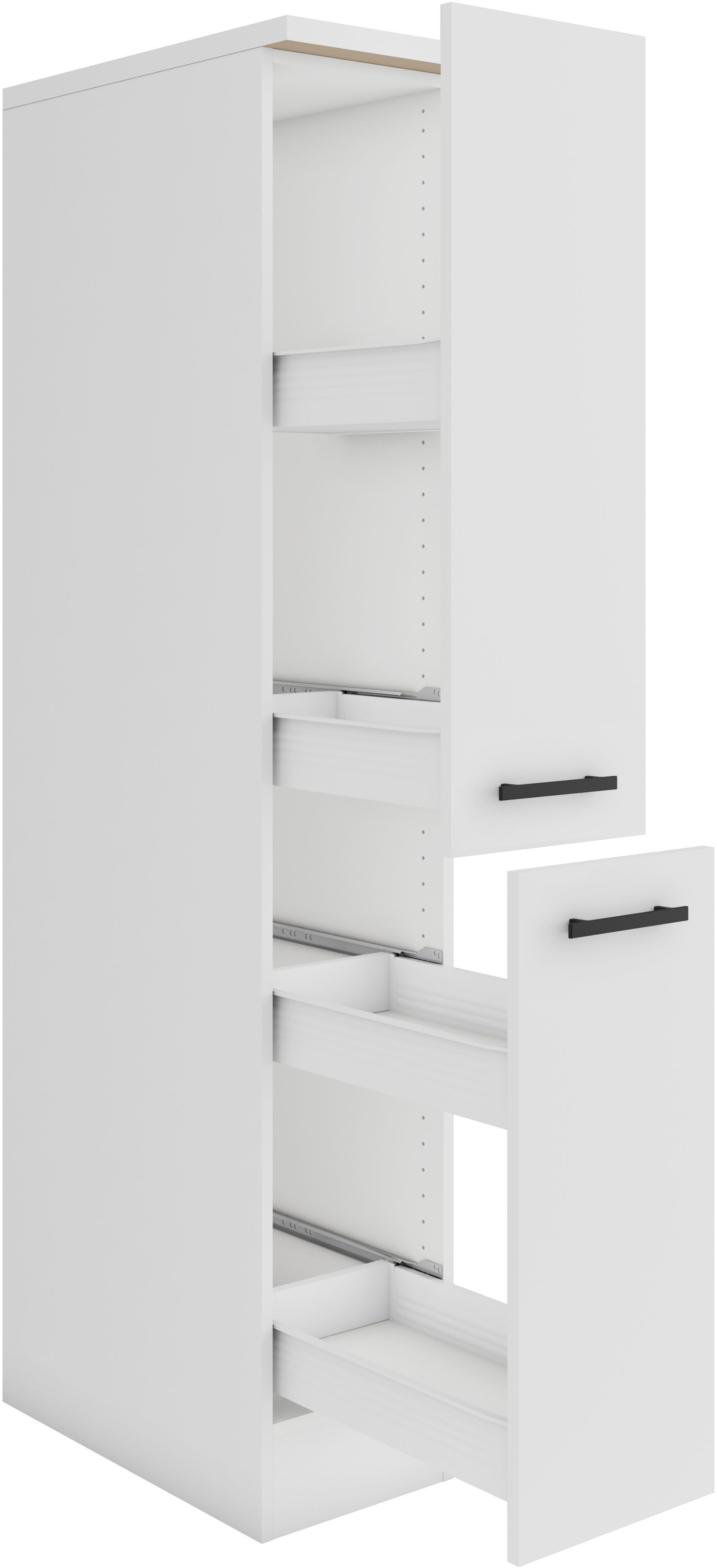 OPTIFIT Apothekerschrank Palma Breite 30 cm, Höhe 174,4 cm, 2 Auszüge, 5 Ablagen