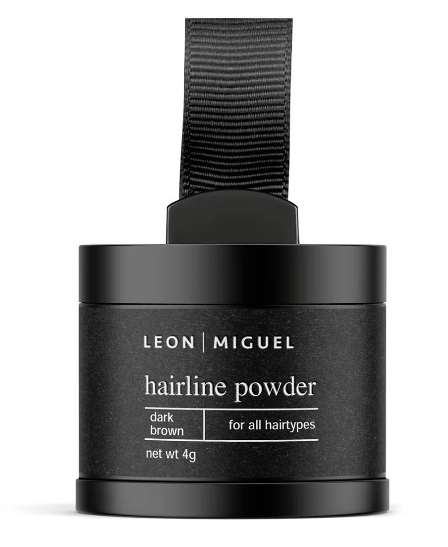 Rückstände Concealer Hairline Ohne 4g, - Haar Ansatz kaschieren Powder - zum Haaransatz-Farbpuder Weiß Miguel Leon