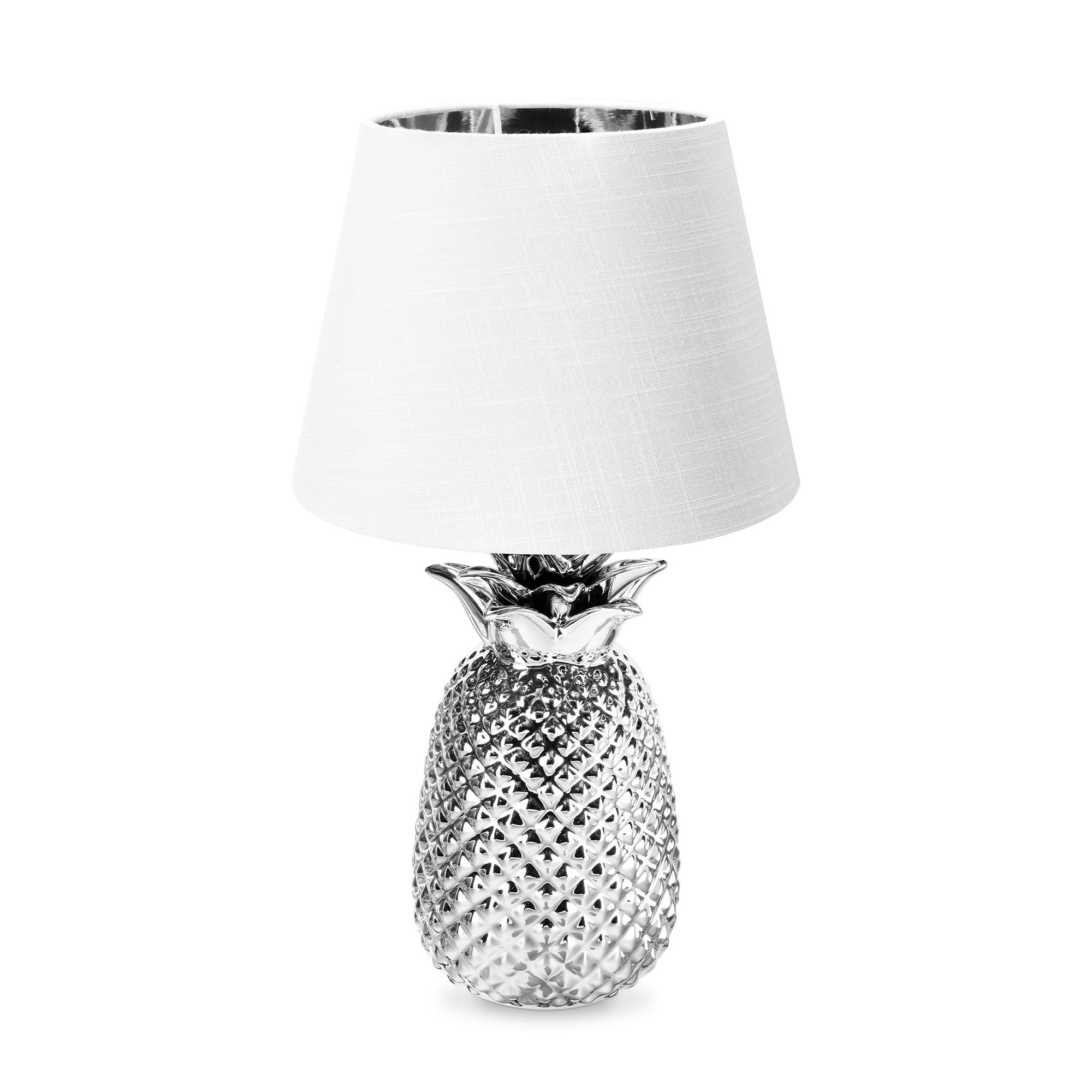 Navaris Tischleuchte Tischlampe Im Ananas Design 40cm Hoch Deko Keramik Lampe Fur Nachttisch Oder Beistelltisch Dekolampe Mit E27 Gewinde Online Kaufen Otto