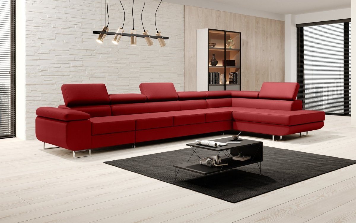 Luxusbetten24 Schlafsofa Designer Sofa Maxi, mit Schlaf- und Klapptfunktion