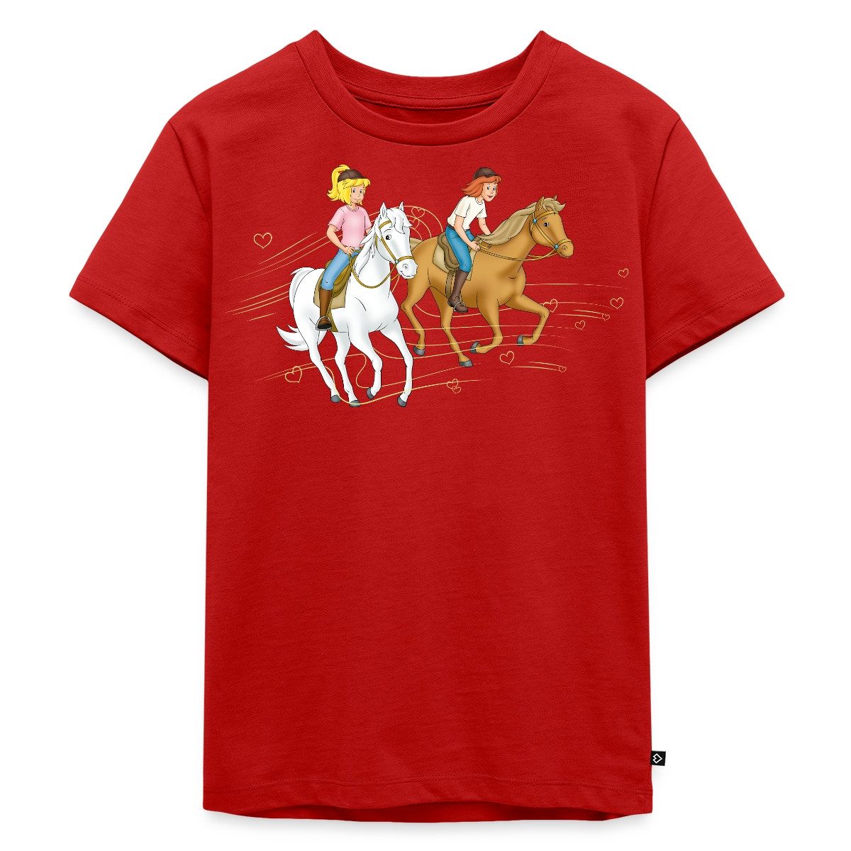 T-Shirt Bibi Und Tina Ausritt Mit Amadeus Und Sabrina Kinder Premium T-Shirt