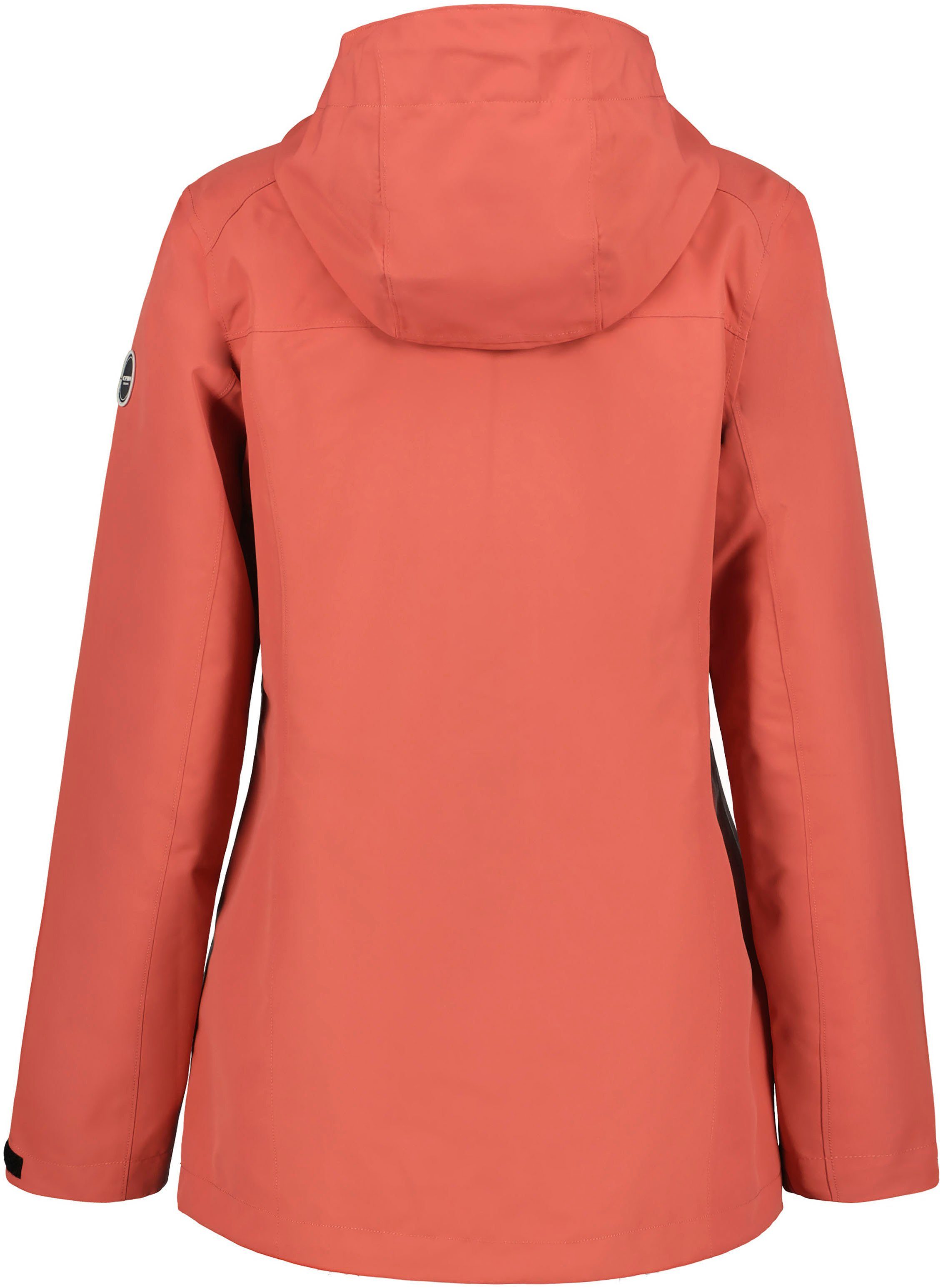 FUNKTIONSJACKE Funktionsjacke Wasserdicht coral-red Icepeak & D ADENAU Winddicht