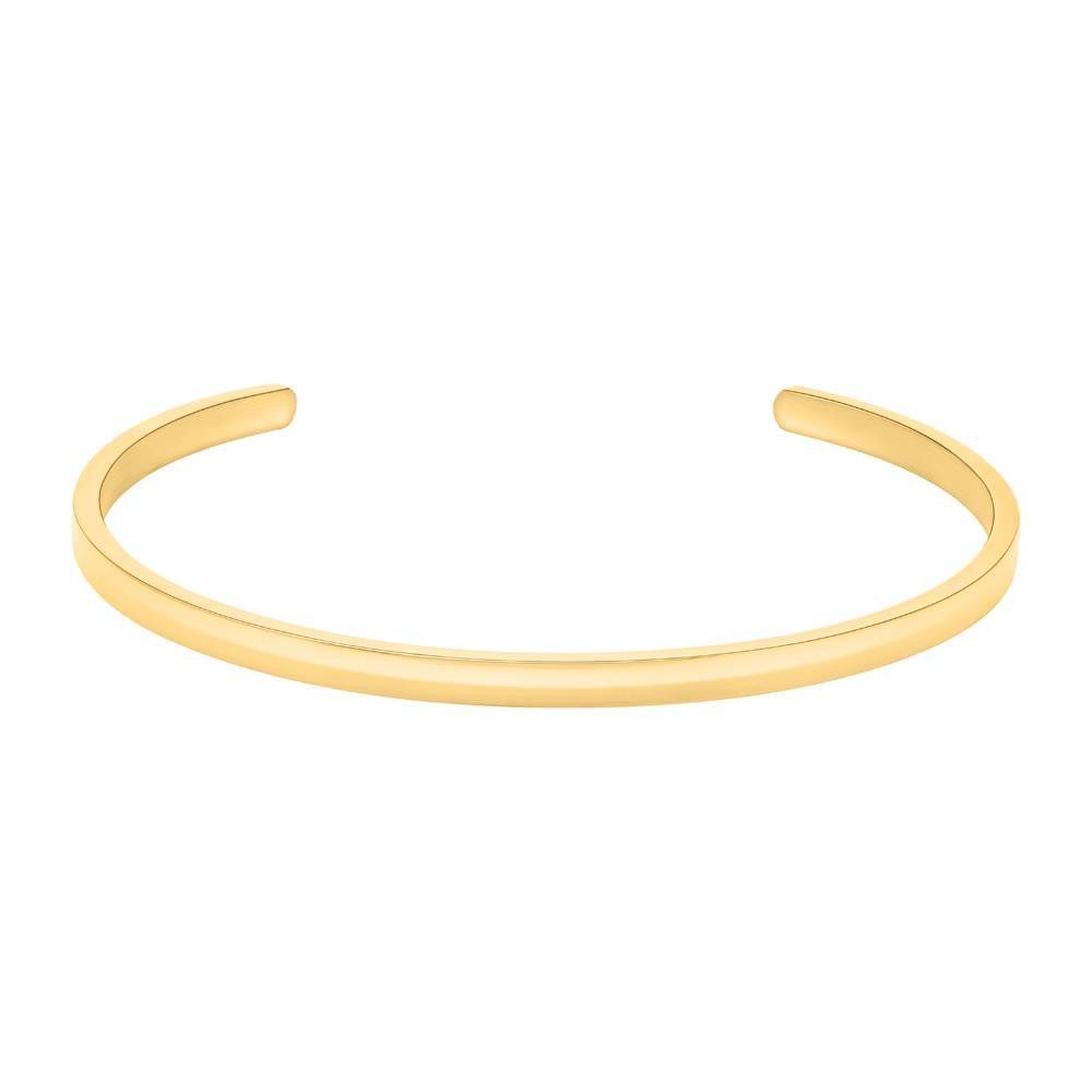 Edelstahlarmband Edelstahl-Armreif vergoldet
