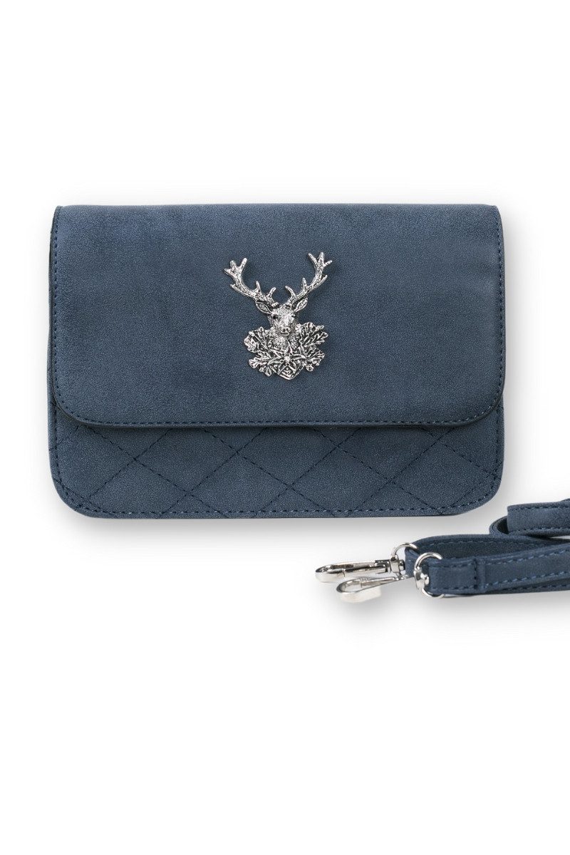 CASSANDRA Handtasche Trachtentasche - FINJA - taubenblau, braun günstig online kaufen