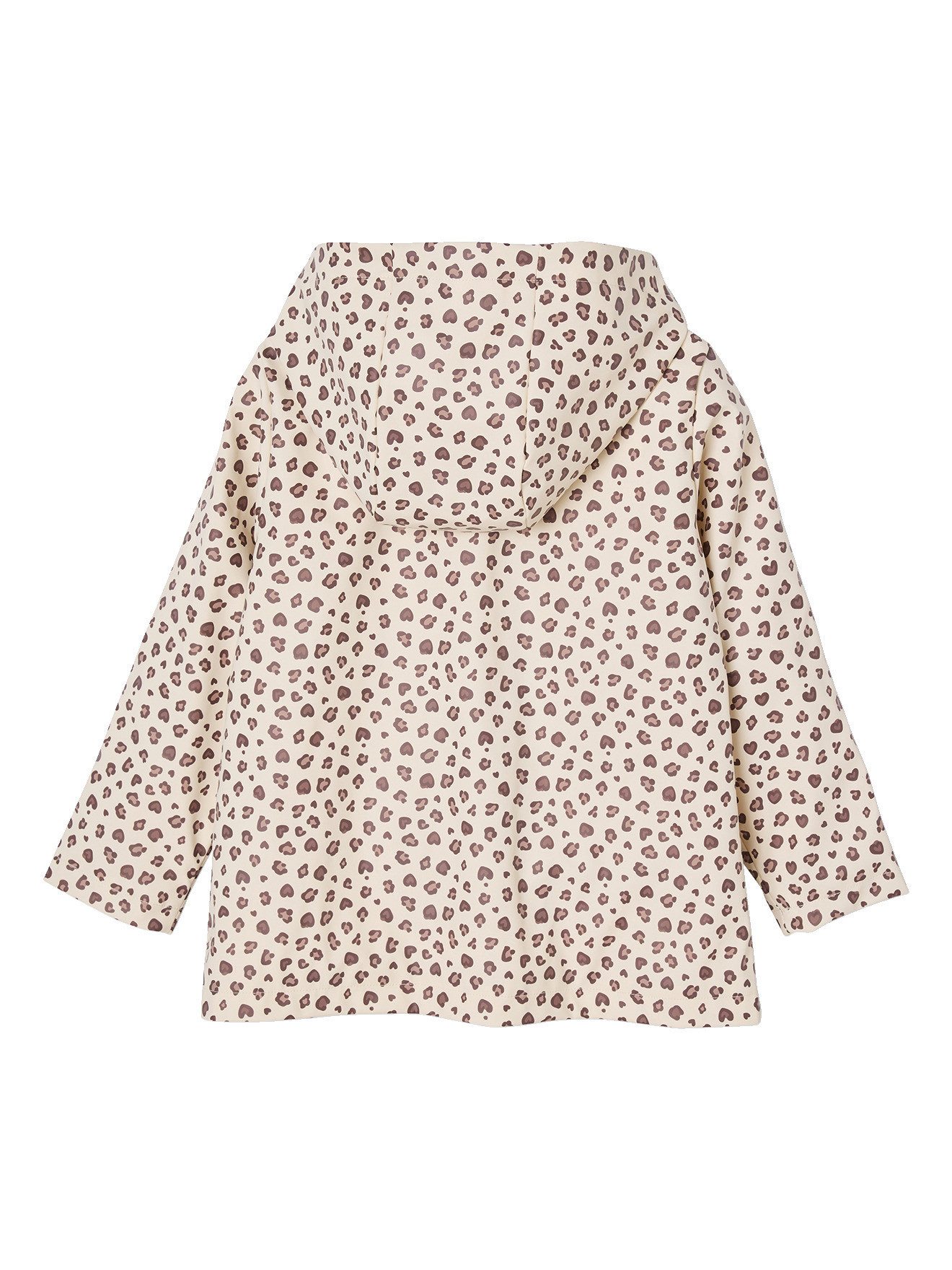 vertbaudet Regenjacke Mädchen Regenjacke mit Kapuze und Print