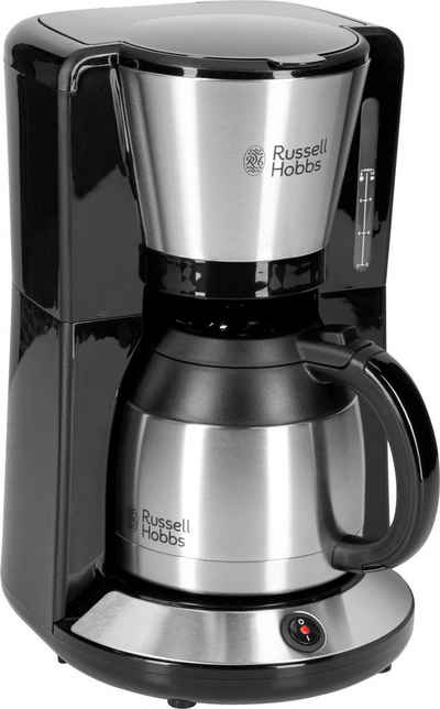 RUSSELL HOBBS Filterkaffeemaschine Adventure 24020-56, 1l Kaffeekanne, Papierfilter 1x4, mit Thermokanne, 1100 Watt, Edelstahl gebürstet