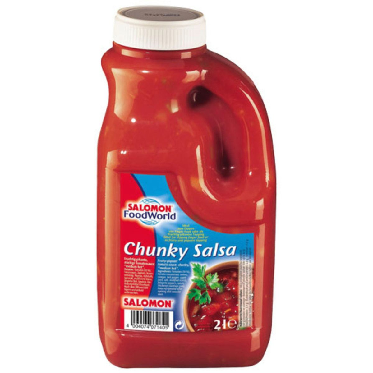 SALOMON FOODWORLD Saucen, Salomon Chunky Salsa rot stückige Tomatensauce medium hot 2000ml