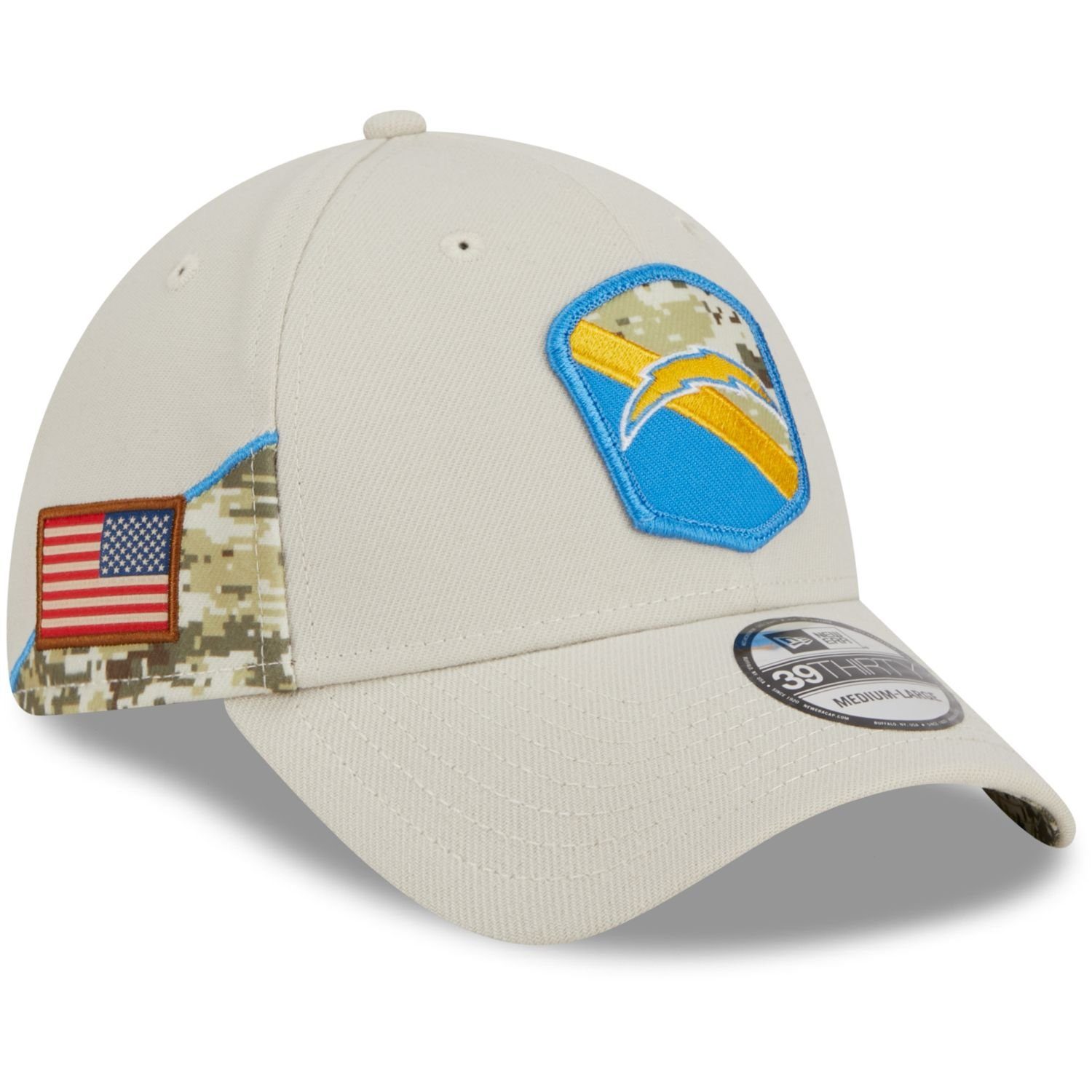 New Era Flex Cap 39Thirty StretchFit NFL Salute to Service Los Angeles Chargers