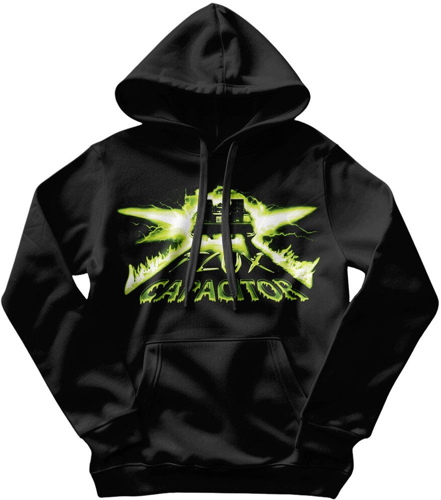 Back to the Future Hoodie Neon Flux Capacitor Hoodie