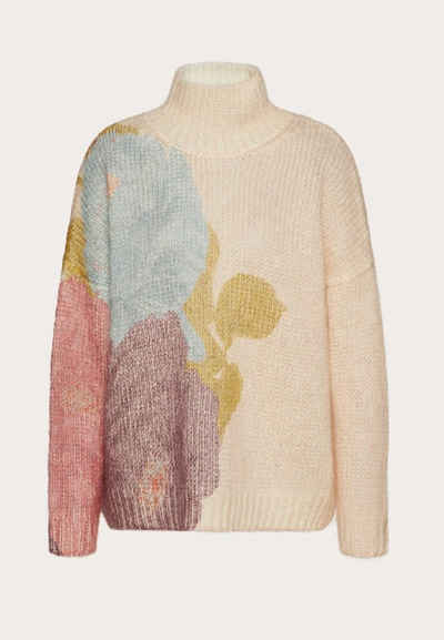 Valentino Strickpullover VALENTINO Camellia Blend Strickpullover Sweater Pullover Pulli