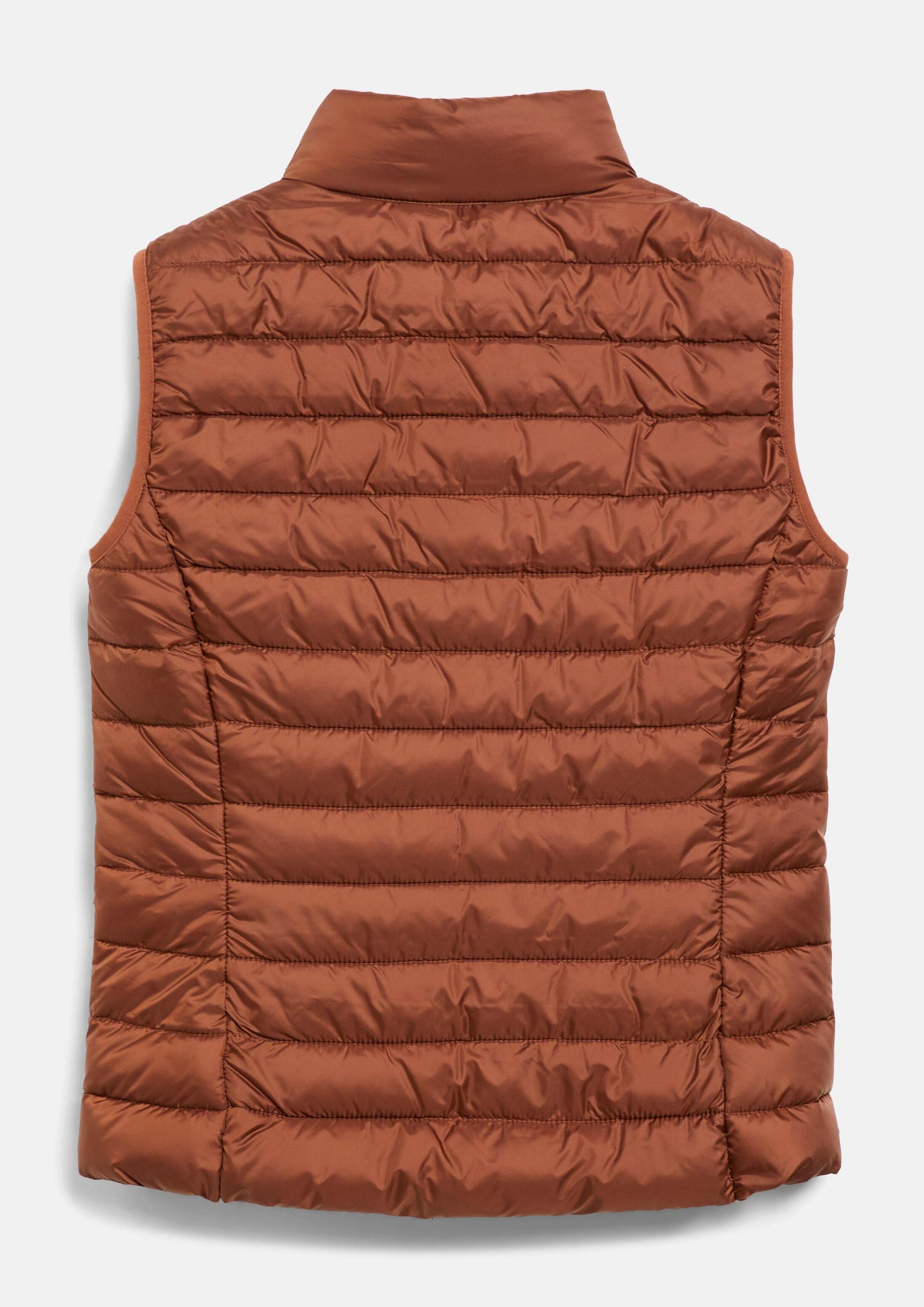s.Oliver Outdoorjacke Outdoor-Weste Leichte Steppweste mit Packfunktion
