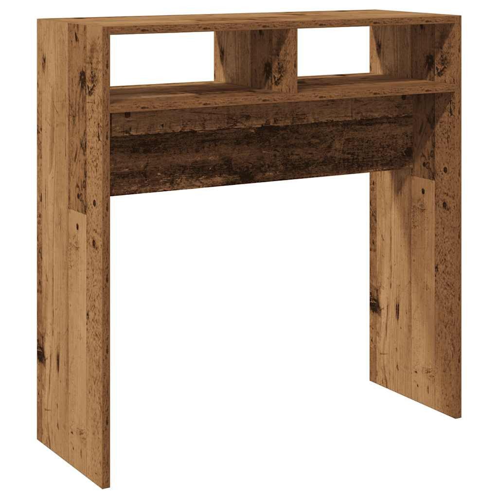 vidaXL Beistelltisch Konsolentisch Altholz-Optik 78x30x80 cm Holzwerkstoff (1-St)