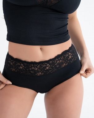 Evoni Hipster Damen Unterwäsche 2er Wäsche-Set Brazilian Slips Spitze