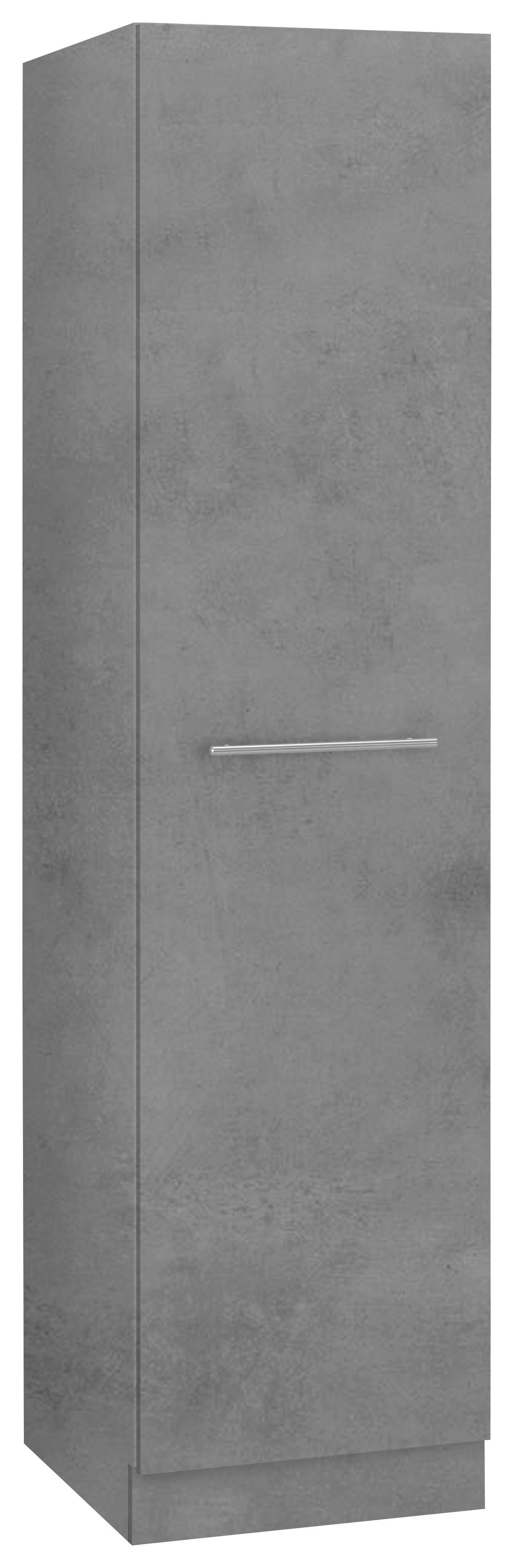 wiho Flexi2 Seitenschrank Küchen betonfarben/betonfarben