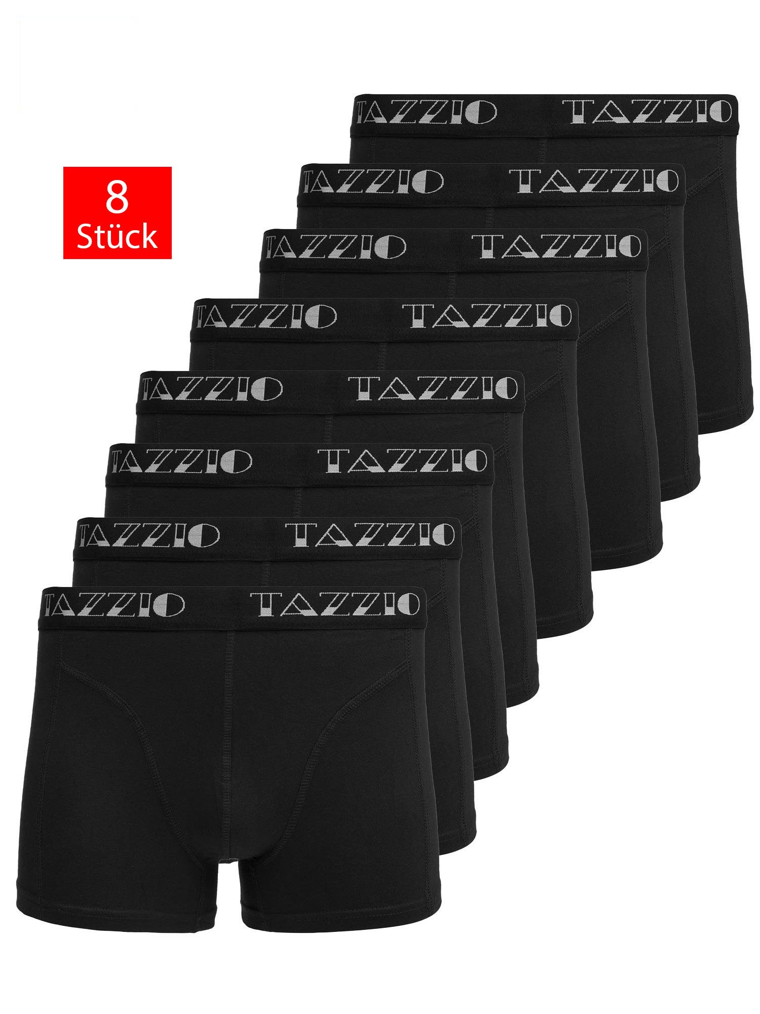 Tazzio Boxershorts 8er SET (Packung, 8-St., 8er-Pack) Unterwäsche Unterhosen Männer Retroshorts