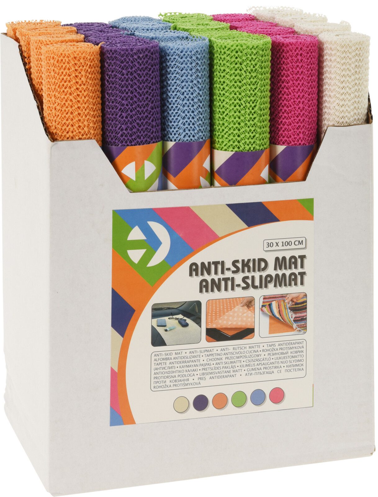 Koopman Schubladenmatte Antirutsch Matte 100 x 30 cm Schublade 2 er Set (Set, 2 St., Packung), 2er Set, Teppichunterleger, Anti-Rutsch Matte, Tischunterlage, Ma – Bild 2 von 3