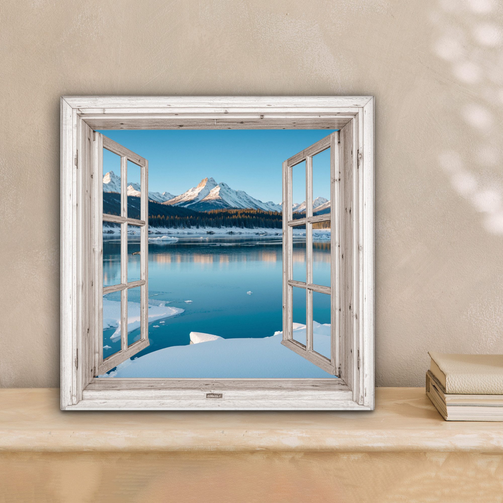 OneMillionCanvasses® Leinwandbild Landschaft - Winter - günstig online kaufen