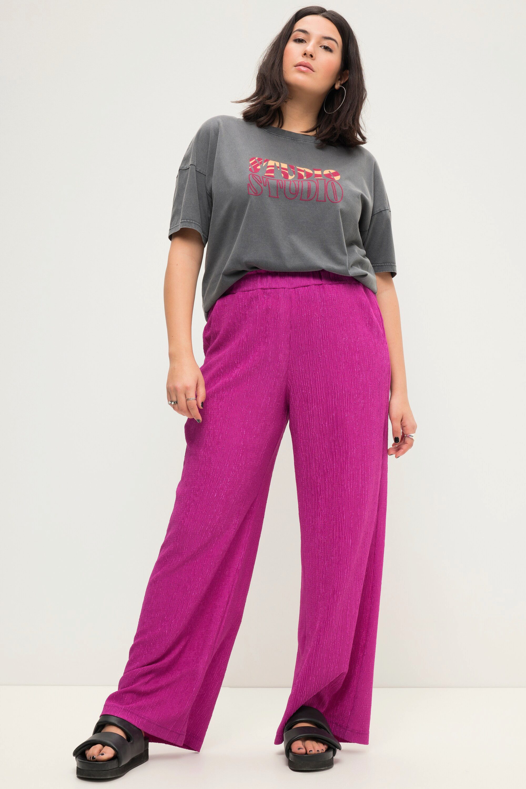 Studio Untold Schlupfhose Hose Wide Legs günstig online kaufen