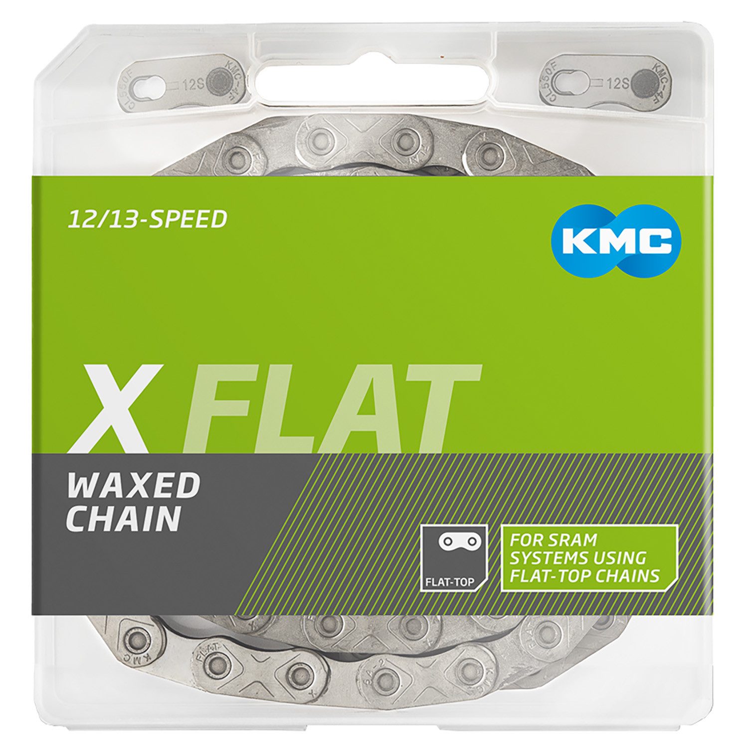 KMC Fahrradkette KMC X Flat silver flat top Schaltungskette