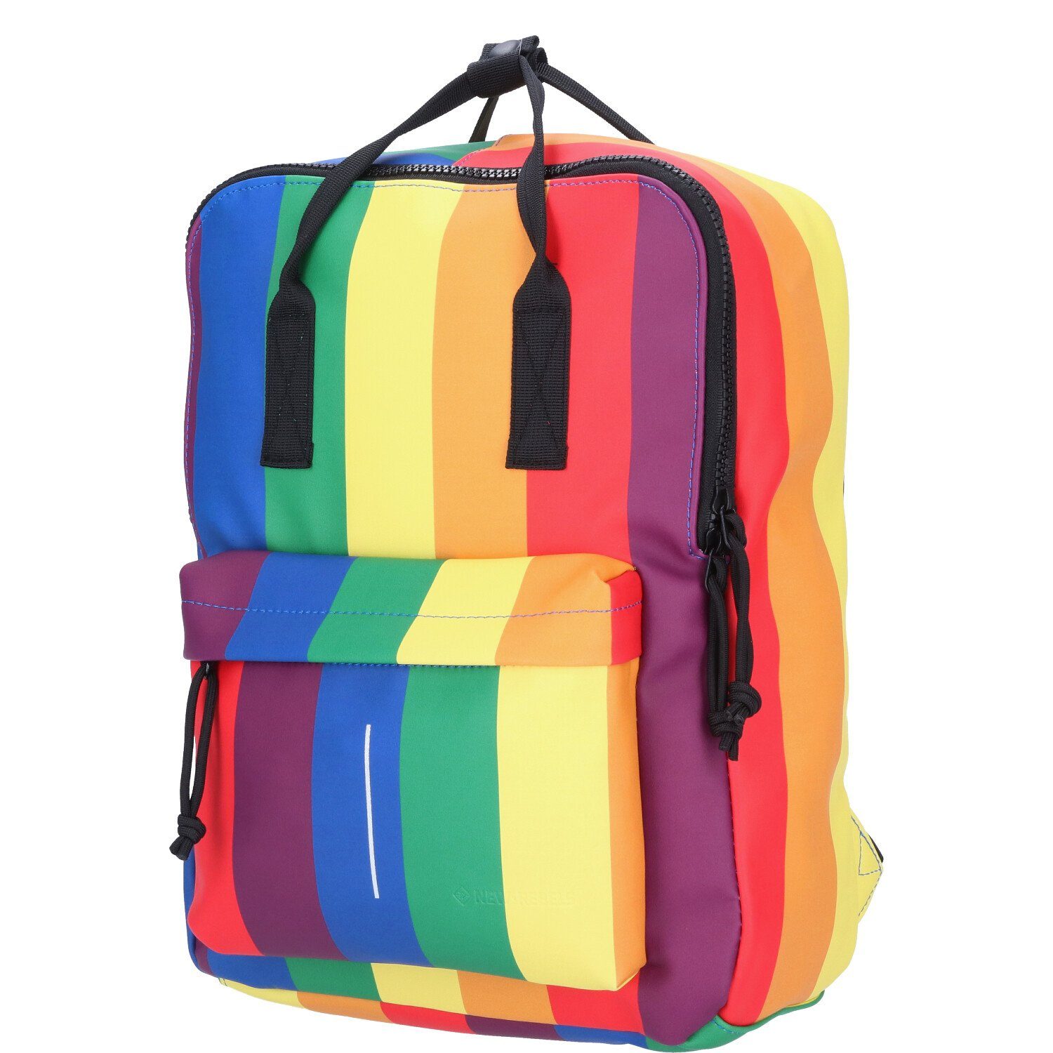 Freizeitrucksack New Rebels Freizeit Rucksack 18L Mart Handle Rainbow (Stück, 1-tlg., Stück), Rucksack