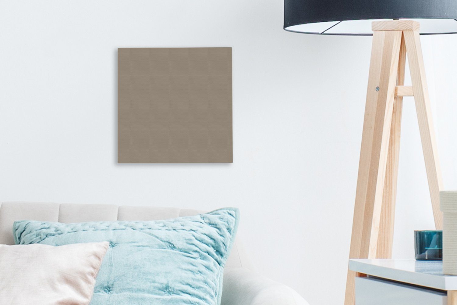 Wohnzimmer - Leinwandbild für - Leinwand Beige, bunt Schlafzimmer Bilder St), OneMillionCanvasses® Farben Interieur (1