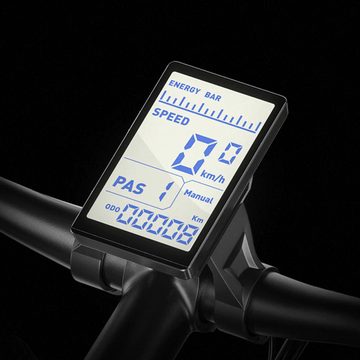 DOTMALL E-Bike Shengmilo MX05 E-Mountainbike 26 Zoll Samsung Akku 17,5AH Vollfederung