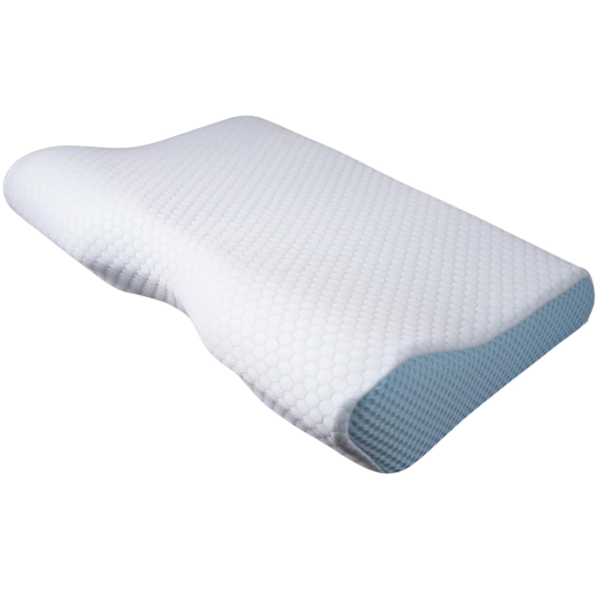 Venteo Gelschaumkopfkissen Fresh Pillow Подушки, Füllung: viskoelastischer Schaum (Zerkleinerter Schaum -100% Polyurethanschaum), Bezug: Polyester, Rückenschläfer, Bauchschläfer, Seitenschläfer, Spar-Set, 1er oder 2er Set, Nackenstützkissen für Всеrgiker geeignet, Temperaturregulierend