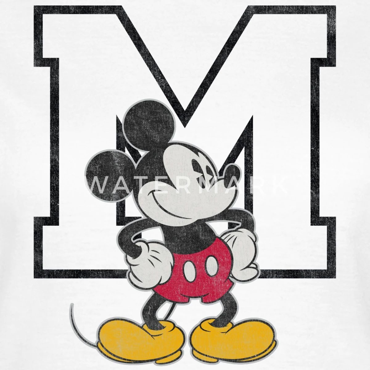 Spreadshirt T-Shirt Mickey & Minnie Klassisch Mit M Frauen T-Shirt (1-tlg) Slim Fit, fällt klein aus