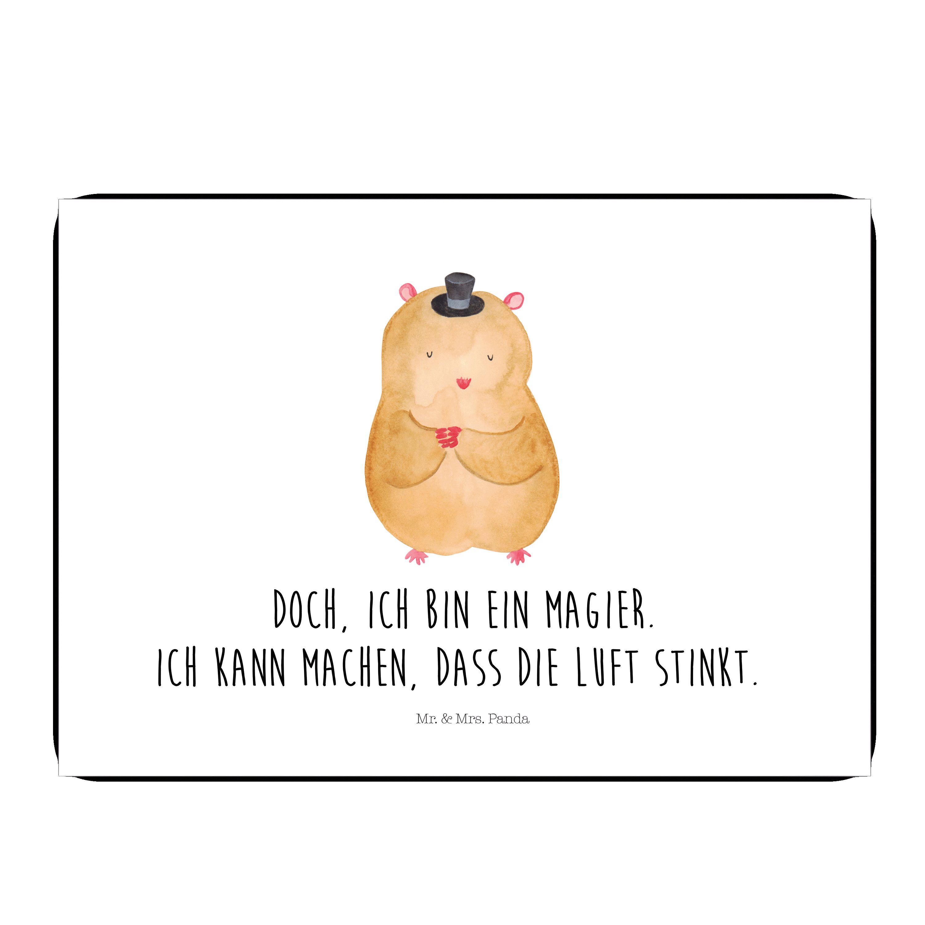 Mr. & Mrs. Panda Radiergummi »Hamster mit Hut Weiß gute Laune