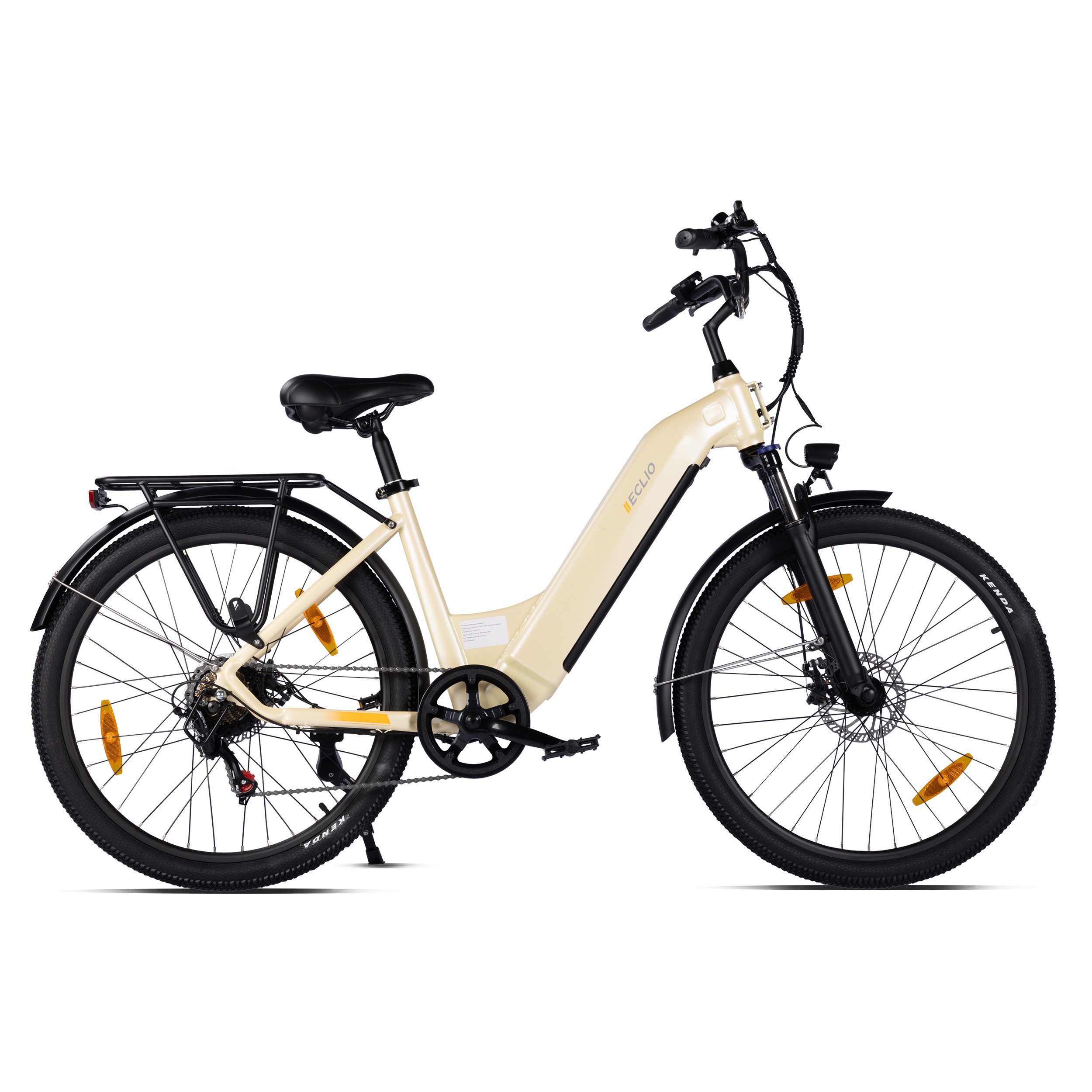 Vankel E-Bike Cityrad e bike für herren 26 zoll 18.2AH 36V 655WH damen 120km Elektrofahrrad, Kettenschaltung, Heckmotor, 655 Wh, (Beleuchtungsset mit Batterieladegerät, Batterieschlüssel, Werkzeug), Komfortables Stadtrad mit Scheibenbremsen & 26" Bereifung für Pendler