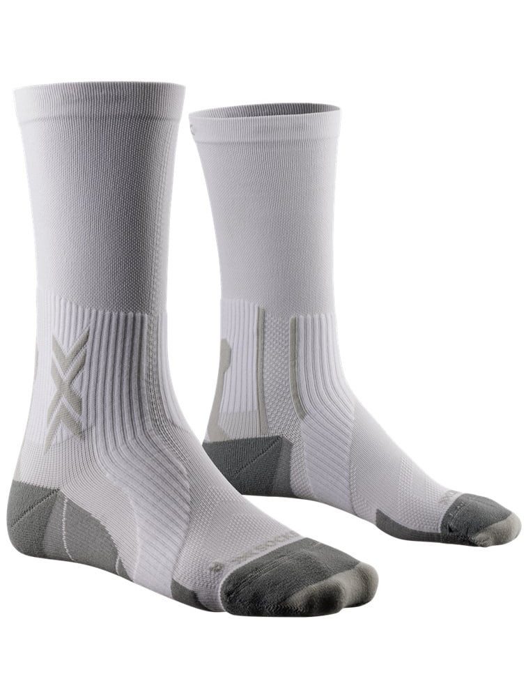 Laufsocken Run Perform Crew weiss/grau Herren - 1 Paar