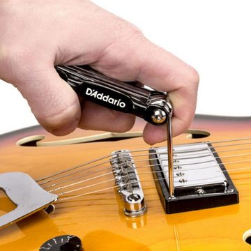 Daddario E-Gitarre PW-GBMT-01 Werkzeug für Gitarre und Bass mit Saitenkurbel