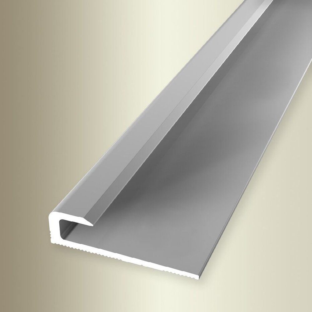 PROVISTON Abschlussprofil Aluminium, 30 x 2600 mm, Silber, Einfass- & Abschlussprofile