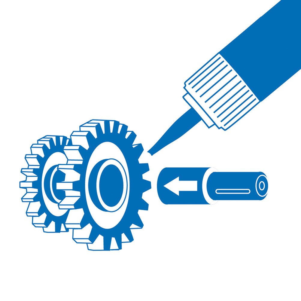 WEICON Schraubensicherung WEICONLOCK® AN 306-48 Fügeverbindung, hochfest, Trinkwasserzulassung, (Tube), Trinkwasserzulassung