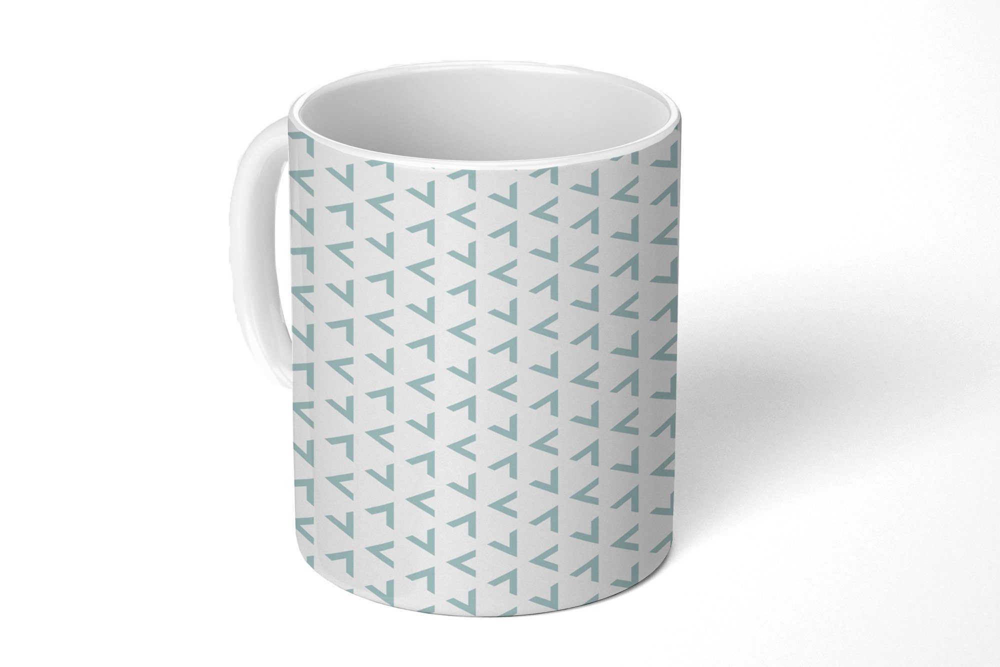 Geometrie - Muster Tasse Teetasse, Teetasse, - Abstrakt, Kaffeetassen, Keramik, Geschenk Becher, MuchoWow