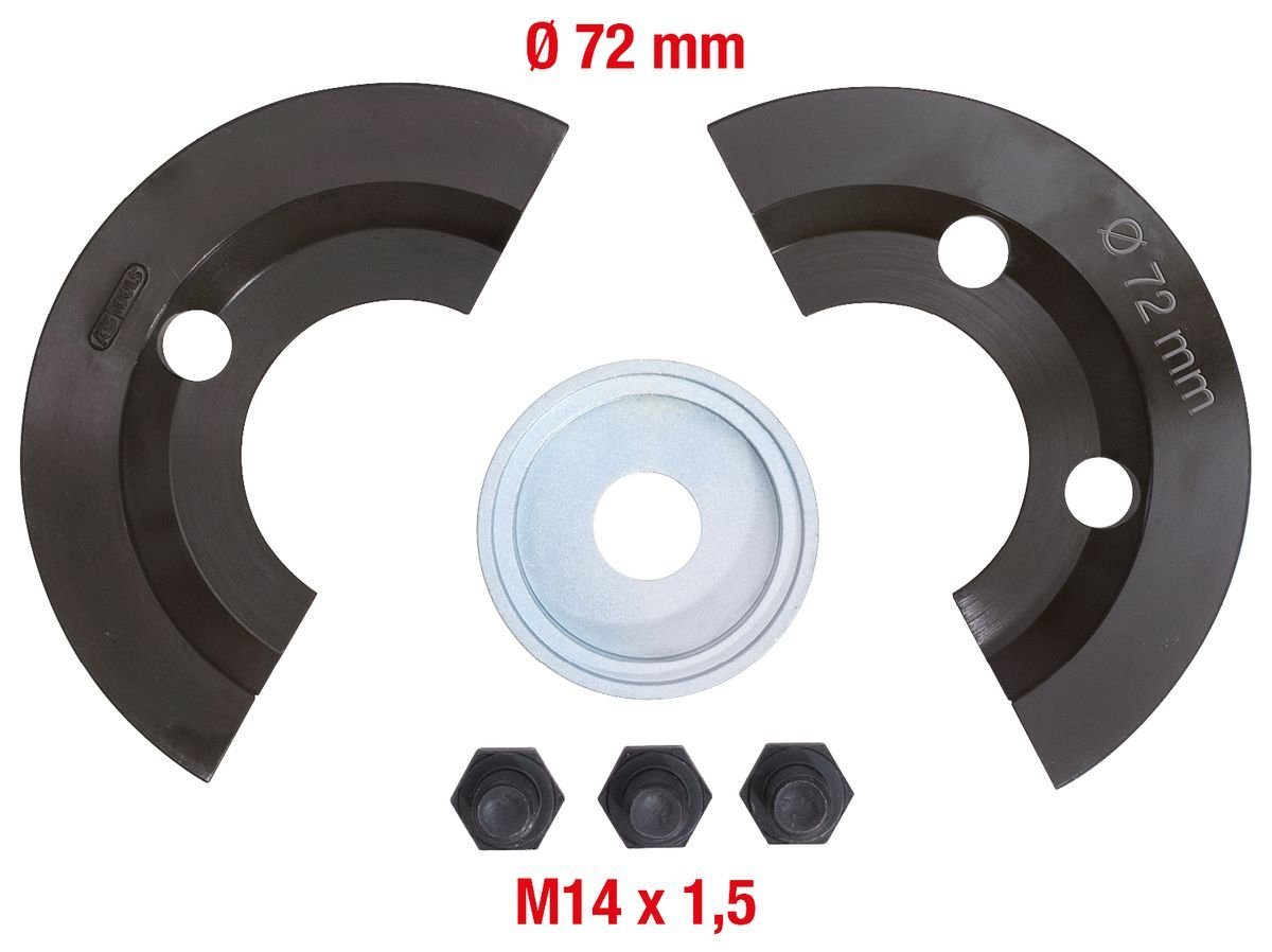 Thumbnail - KS Tools Gabel- und Ringschlüssel Halbschalen-Ergänzungs-Satz 6-tlg für Ø 72 mm (150.2143)